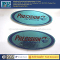 ISO 9001 passou aço inoxidável precisão placa logotipo personalizado